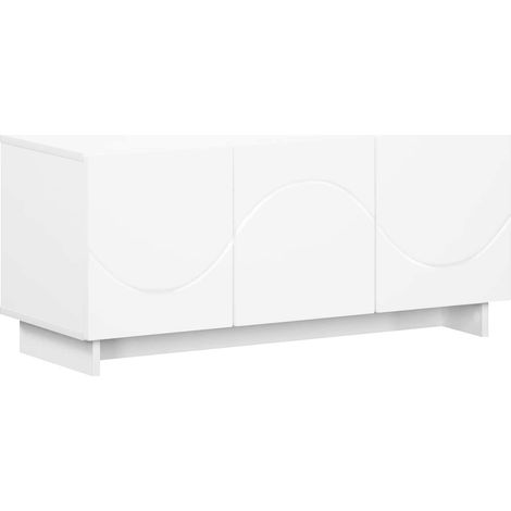 TV Stand 90 x 34.5 x 40 cm White Engineered Wood vidaXL