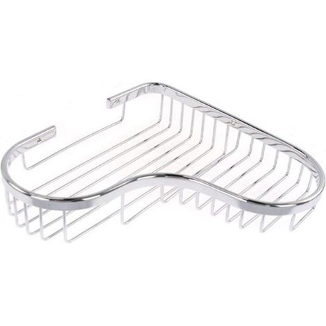 Cleafe - Mensola Doccia Bagno Angolare Cromata Lucida 23.5cm Cestino Porta Oggetti Cuore 87903 - (1/2)