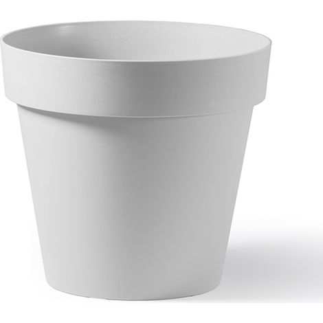 VASO ROTONDO CLEO 30CM 60% RICICLABILE BIANCO (1/4)