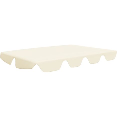 Dosel de repuesto columpio de jardín crema 150/130x105/70 cm vidaXL
