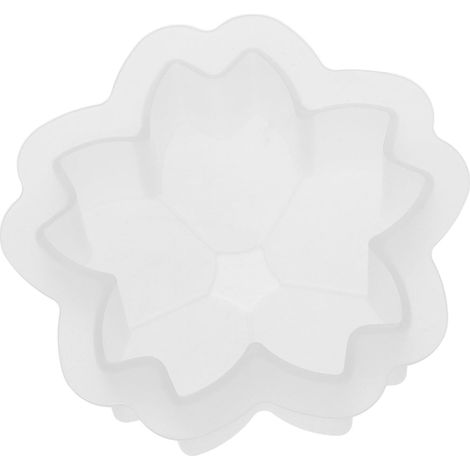 Stampo in silicone a forma di fiore per candele profumate - Stampo unico per la creazione di candele fai da te - Accessorio per hobbisti (1/5)