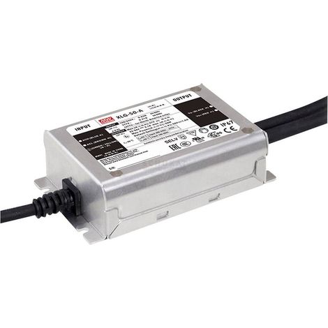 Mean Well XLG-50-A Driver per LED Potenza costante 50 W 530 mA - 2.1 A 22 - 54 V/DC Circuito PFC, regolabile, non dimme