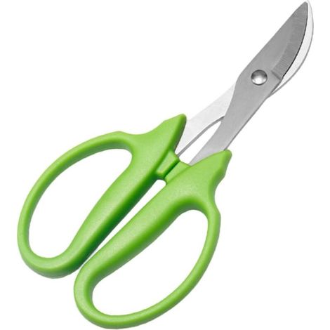 Cisailles de jardin en acier inoxydable, légères et ergonomiques, manche long antidérapant pour tailler fleurs, plantes et bonsaï (1/5)