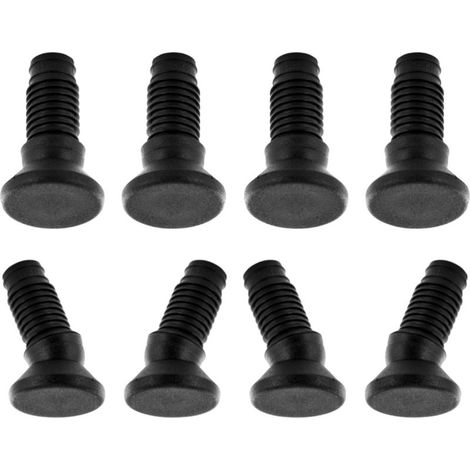 Set di 8 tappi terminali a incasso regolabili da 16-25 mm – Per mobili e sedie – Flessibilità angolare ±20° – Tubo in acciaio da 1,5-2 mm (1/3)