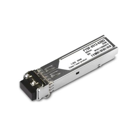 850 nm Multimode SFP-Kassette für Verbindungen bis zu 1,25 Gb/s und Leitungen bis zu 550 m Länge