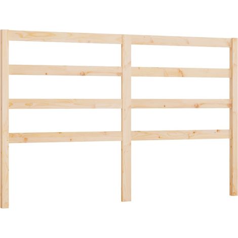 Maison Exclusive - Testiera per Letto 141x4x100 cm in Legno Massello di Pino (1/5)