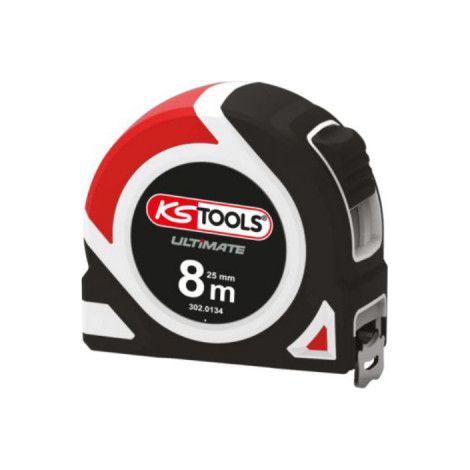 KS TOOLS Cinta métrica bimaterial - 8m - 302.0134