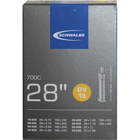Schwalbe Schlauch DV 15 27/28x0.75-1.10 18/28-622/630 DV40mm