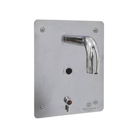 MISCELATORE A FOTOCELLULA PER LAVABO A CANALE Misura: Alim. Batteria 6V Litio