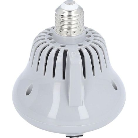 Lampe Chauffante pour Poulailler, Lampe Chauffante pour Reptiles à Utilisation Sûre avec Température Réglable pour une Utilisation Quotidienne pour la Volaille (GREY) (1/5)