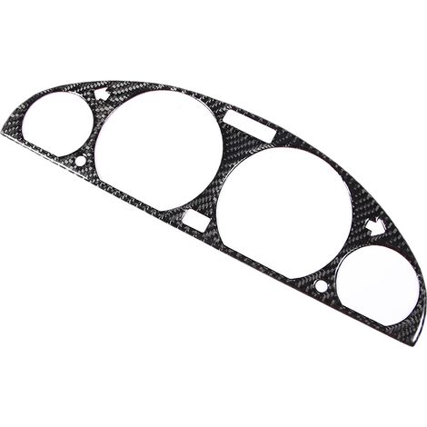 Carbon Fibre Panneau Central Tableau de Bord Garniture Compatible BMW E46 M3 1998-2005 (1/5)