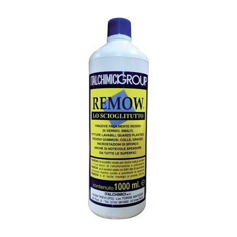 ACIDO DISINCROSTANTE TAMPONATO REMOW SCIOGLITUTTO - LT 1- 12 pezzi