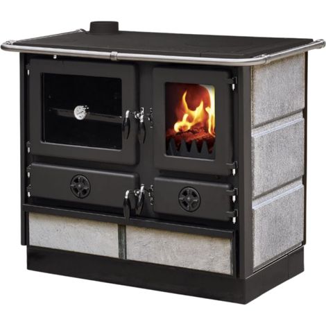 Cuisinière à bois MAGNUM MBS en fonte – Sortie des fumées côté gauche - (1/5)