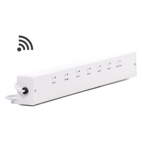 Rehau – Récepteur radio 6 canaux pour régulation plancher chauffant eau chaude – Prêt à brancher 230V – Fonction maître/esclave – Test de vanne (1/3)