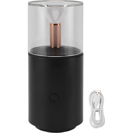 Diffuseur de voiture humidificateur aromathérapie huile essentielle Portable Mini USB arme aux chandelles pour le bureau à domicile noir (1/5)