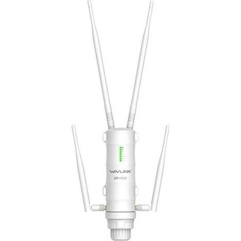 Répéteur/Extenseur WiFi extérieur WAVLINK AC1200/Point d'accès double fréquence haute puissance avec antennes PoE (1/4)