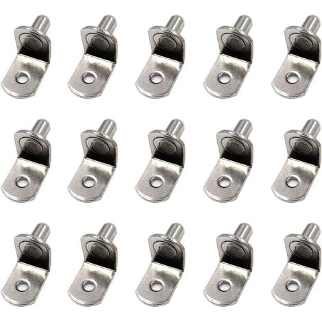 Set mit 80 Metallregalwinkeln, 5 mm dick, mit Aufbewahrungsbox, L-förmig, für Möbel, Regale, Schränke, Küchenschränke (1/4)