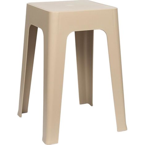 Tabouret empilable coloris beige (1/3)