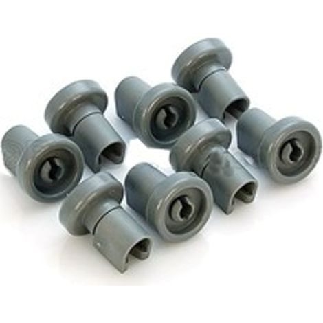kit 8PZ. Ruote Cestello lavastoviglie SUPERIORE REX ELECTROLUX GRIGIE