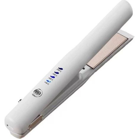 Lisseur sans fil, petit lisseur portable, 4 températures réglables de 140 °C à 200 °C, idéal pour les femmes, les voyages et le camping. (1/5)
