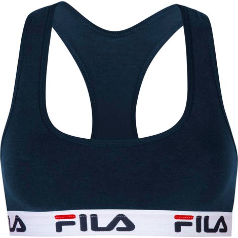 Fila Damen Basic Sport-BH, 1er-Pack, marineblau, FU6042-321 r S