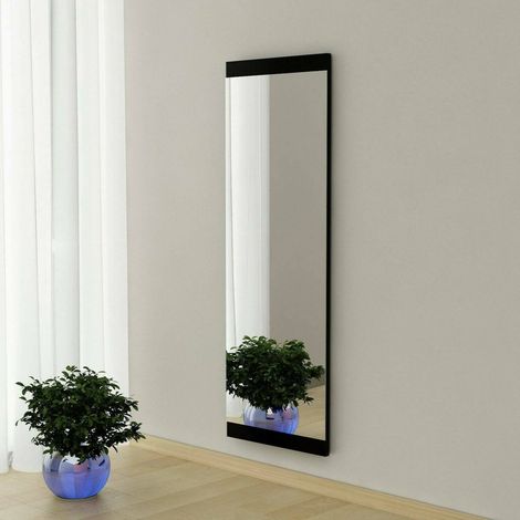 Dmora - Espejito Dprenn, Espejo, Objeto de decoración de pared, Decoración de espejo, 40x2h120 cm, Negro (1/5)