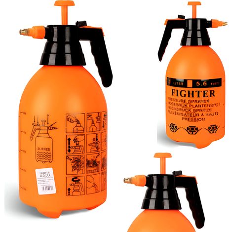 Spruzzatore a pressione manuale da giardino da 3 litri - Ugello regolabile, blocco del grilletto (1/5)