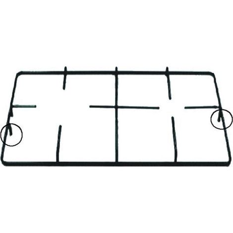GRIGLIA CUCINA GAS ADATTA A REX ELECTROLUX ZOPPAS CM 43,8 x 27,8 NERA  P 4460 (1/2)
