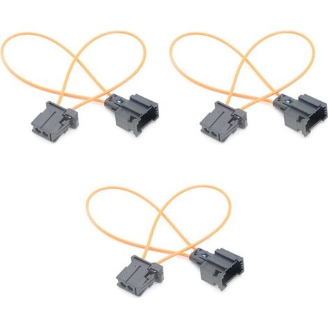 Convient aux adaptateurs de kit de connexion femelle et boucle fibre 6X MOST -