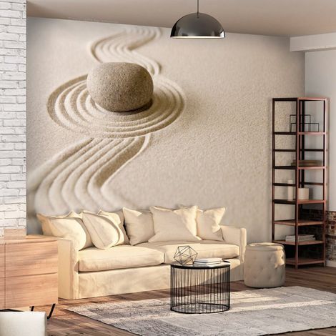 Papier peint équilibre zen - 300 x 210 cm (1/4)