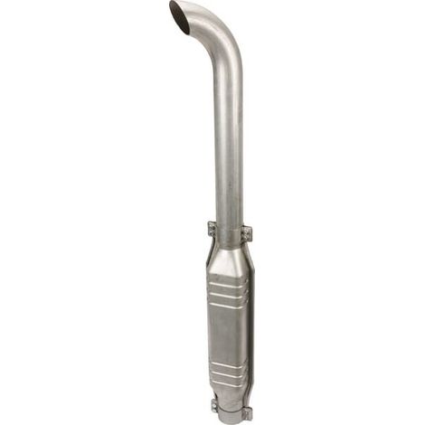 Auspuff m. gebogenem Rohr 70 mm UNIVERSAL EX980B70