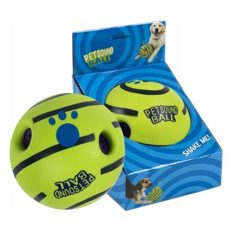 Pelota interactiva para perros, grande, de 14 cm.