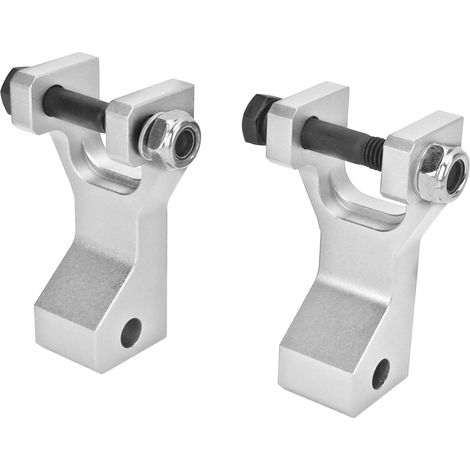 2-teiliger ATV-Vorderachs-Tieferlegungssatz, 3,5 Zoll, Aluminium, passend für Raptor 660, 660R, YFM660R (2001–2005), Silber (1/5)