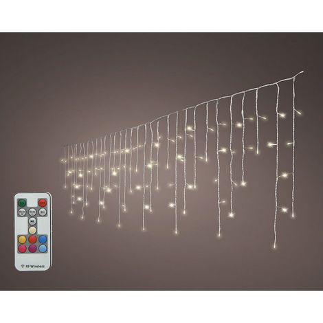 LED Dancing Icicle Lights 585cm-150L,weiss/warm weiss/Fa