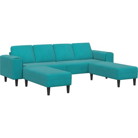 Sofá de sala 3 pcs Tuquesa 250 x 188 x 76 cm vidaXL (1/5)
