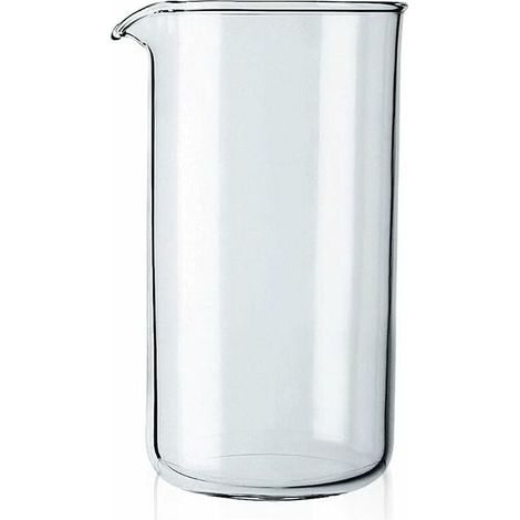 Bécher de Rechange en Verre pour Presse à Café 350ml (3 Tasses, 0,35L, 12oz) – Transparent, Vérifier Compatibilité