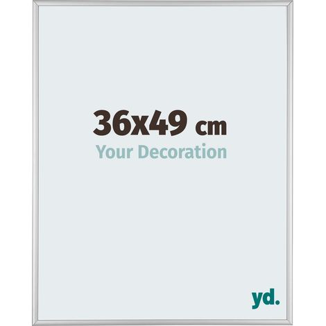 yd. - Cadre photo 36x49 - Argent Mat - Aluminium - Kent