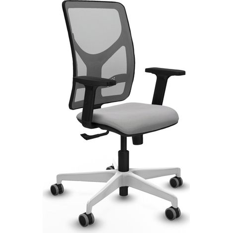 Sedia da ufficio piqueras y crespo Motilla grigio chiaro tessuto rete (1/2)