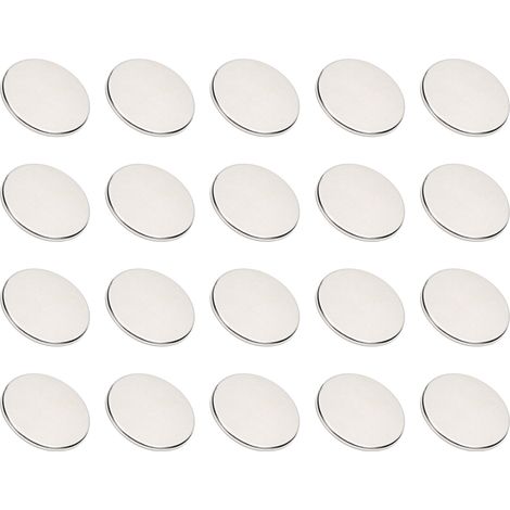 20 aimants en néodyme à vendre, aimants puissants pour l'artisanat, la science, le bricolage et les aimants de réfrigérateur, aimants ronds adaptés à de multiples usages. (1/5)