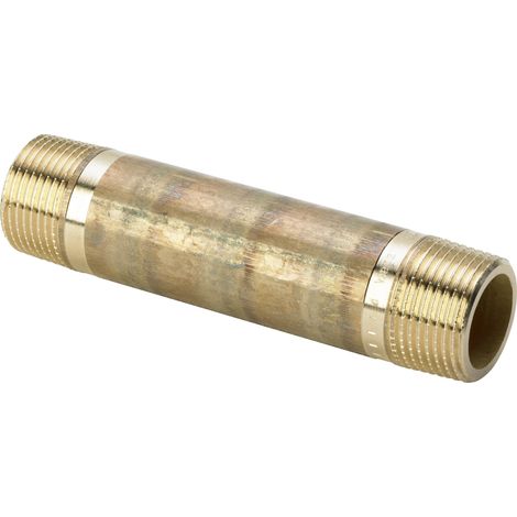 Viega Nipplo lungo, R 1/2, L 90 bronzo rosso o bronzo al silicio modello 3530, 650919