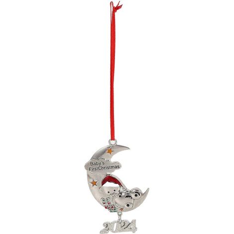 Weihnachtsschmuck für Babys – Anhänger aus Zinklegierung – Dekoration für Kleinkinder und die Feiertage (1/5)
