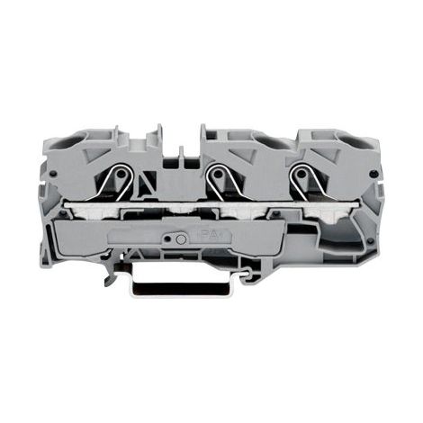 Conector de barra colectora de 3 hilos, 10 mm², gris, 2010-1301 topjobs