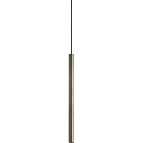 Ideal Lux Sospensione Look 1 luce LED integrato ottone vetro metallo