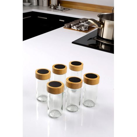 Set di barattoli per la conservazione Set 100% Bicchiere da bere Trasparente (1/2)