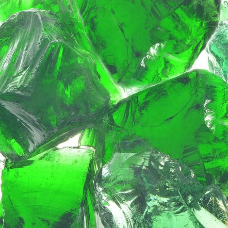 Gabion Rocks Glass Green 60-120 mm 25 kg vidaXL