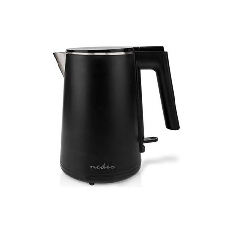 BOUILLOIRE ÉLECTRIQUE 1.0 L PLASTIQUE NOIR ROTATIF À 360 DEGRÉS ÉLÉMENT CHAUFFANT DISSIMULÉ CONTRÔLEUR STRIX® PROT (1/6)