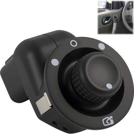 Bouton Commande Retroviseur pour Scenic 2 Clio 3 Electrique Reglage Extérieur Miroir Interrupteur 8200676533 pour Laguna II Megane 2 Kangoo