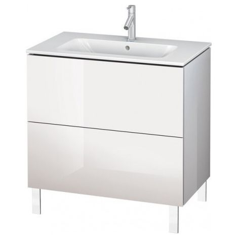 Duravit L-Cube bâti-support pour lavabo à poser, 2 tiroirs,