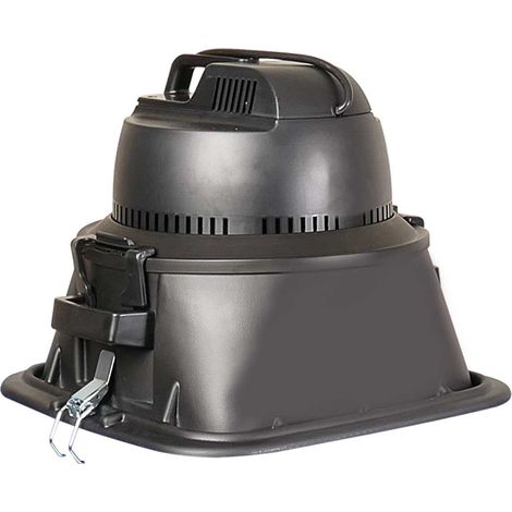 BRB Nass-/Trockensauger/Industriesauger, Aufsatzsauger 1100 Watt, zum Aufsatz auf DIN 120 Liter Mülltonnen (1/3)