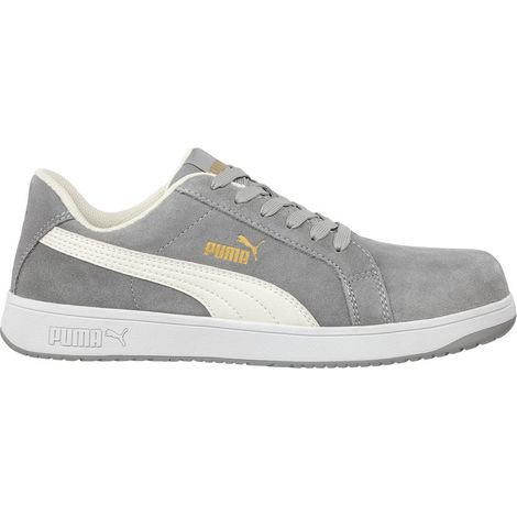 Scarpe basse da lavoro Puma Iconic Suede Grey Low S1PL ESD FO HRO SR - 47